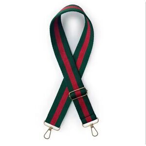 Luxury Boutique Adjustable Replacement Shoulder Strap Green Red Crossbody Bag